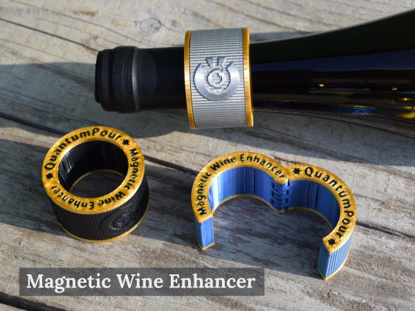 QuantumPour magnetic wine enhancer clip